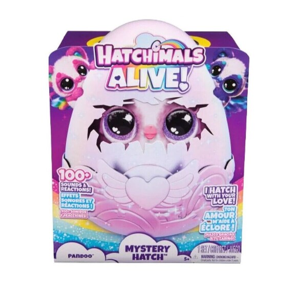 Hatchimals Alive Mystery Hatch Interactive Pandoo with Mist, Lights & Sounds - Picture 1 of 11